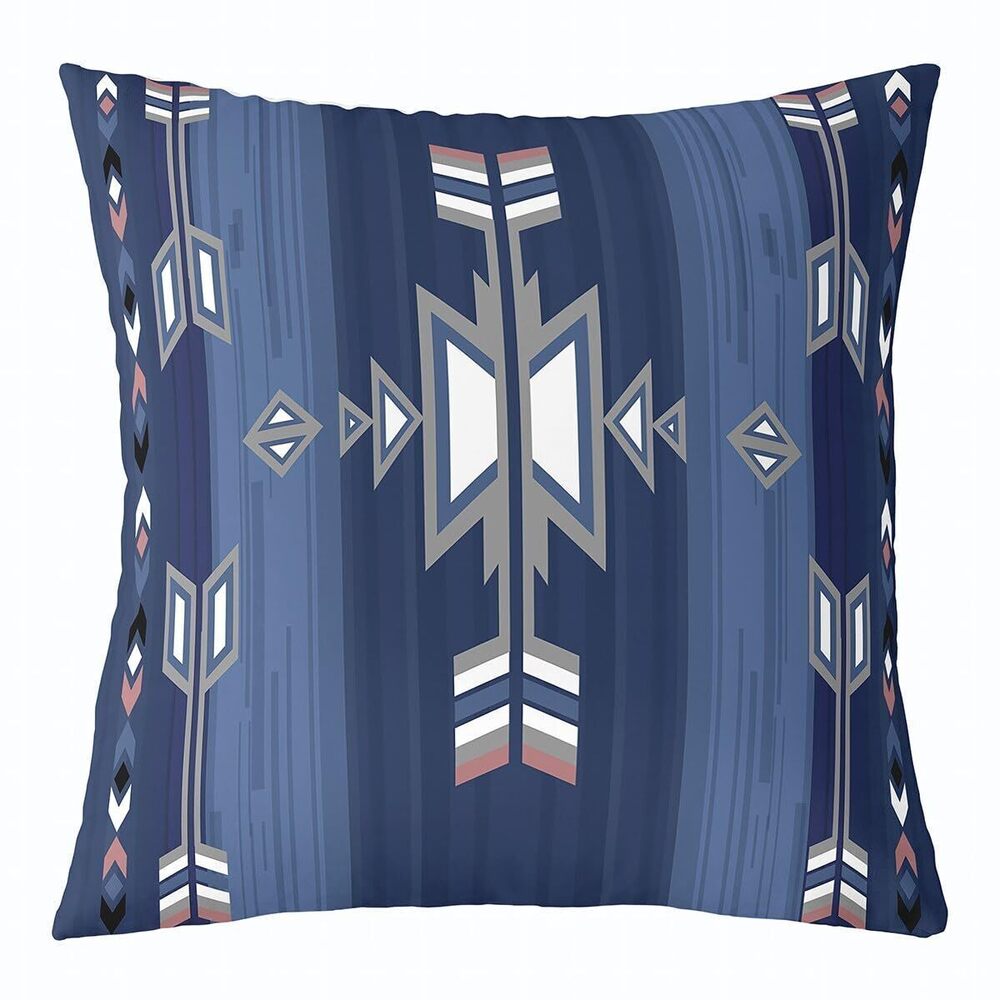 5787 Boho Reversible Throw Pillow Covers 20 x 20-Inch Western Decor Pillow